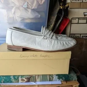 Florsheim | Shoes | Vintage Florsheim White Woven Leather  display picture 3